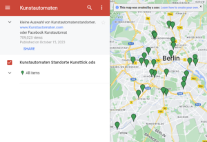 Map of Kunstautomaten in Berlin