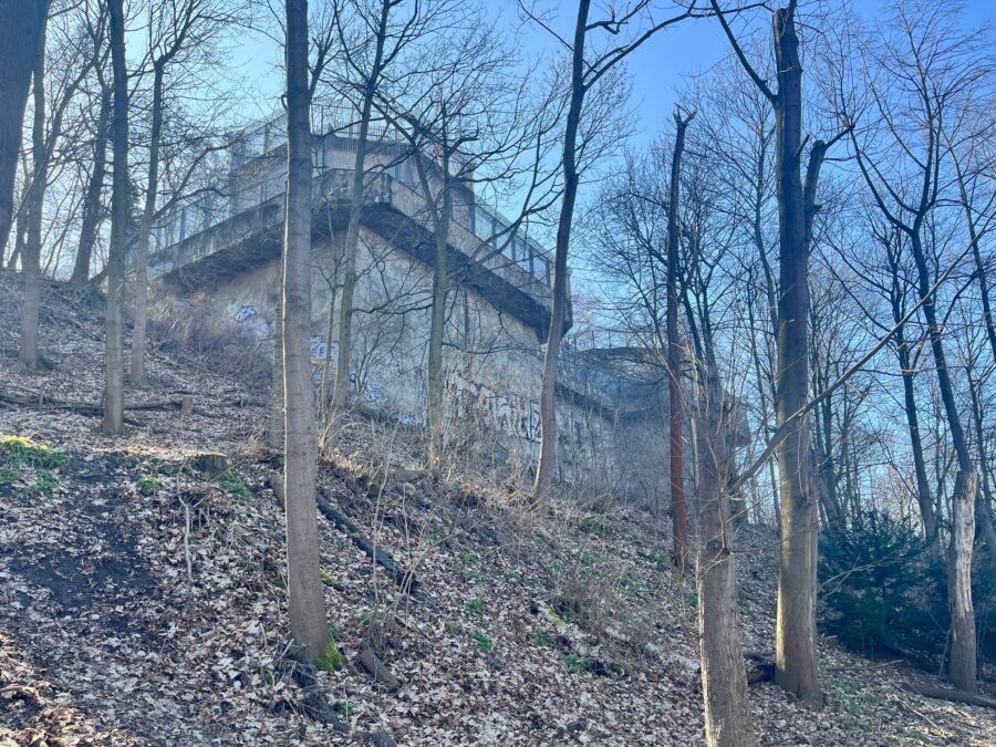 Looking Up at Humboldthein Flak Tower