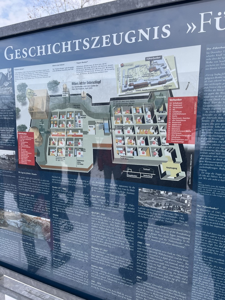 Hitler Bunker Information Board