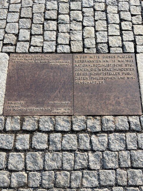 Henrich Heins Plaque Bebelplatz